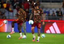 Roma-Cremonese, dolore al naso per Mancini nel riscaldamento: i dettagli