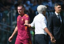 Roma-Parma, distorsione alla caviglia per Ferguson: le ultime