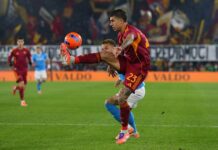 Roma, squadra di nuovo al lavoro martedì pomeriggio dopo la sconfitta col Napoli