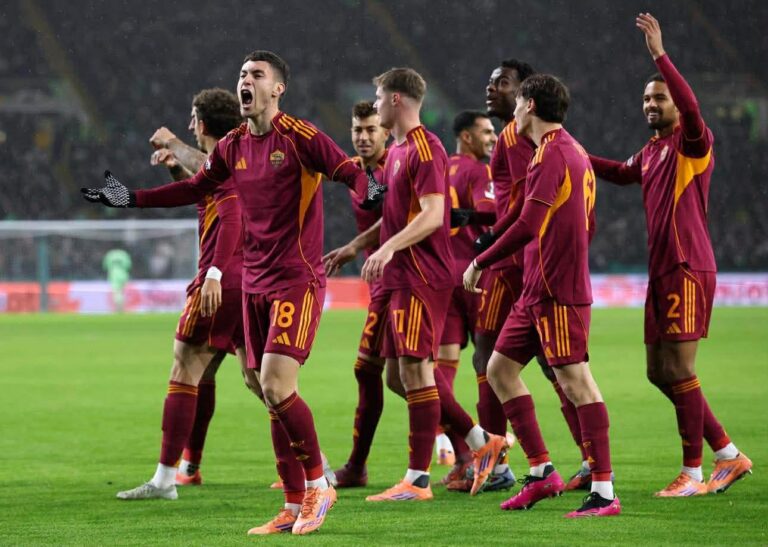 La Roma domina il Celtic