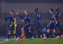 Verona, primo acuto stagionale: 3-1 all’Atalanta al Bentegodi