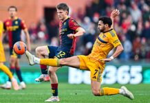 Serie A, Genoa-Pisa 1-1: Colombo sblocca la partita, Lèris pareggia