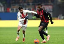 Serie A, Leao risponde a Colombo. Stanciu sbaglia il rigore nel recupero: 1-1 tra Milan e Genoa