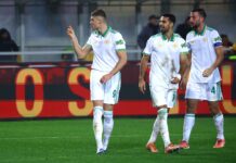 Trigoria, per Dovbyk lieve lesione alla coscia: sarà da valutare