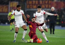Roma-Milan 1-1. Primo pareggio stagionale per i giallorossi. Pellegrini risponde a De Winter