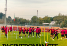 Trigoria, iniziata la rifinitura pre Stoccarda: assenti El Aynaoui, Hermoso, Dovbyk – FOTO e VIDEO