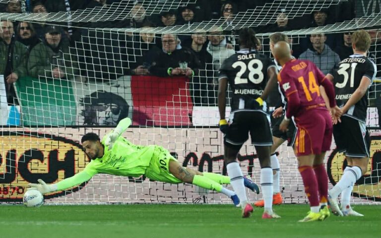 Udinese-Roma, Okoye: “Contento di aver aiutato la squadra con la mia parata”
