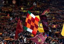 Roma-Juventus, coreografia vietata e la Sud risponde: “Uniti nonostante tutto e tutti”